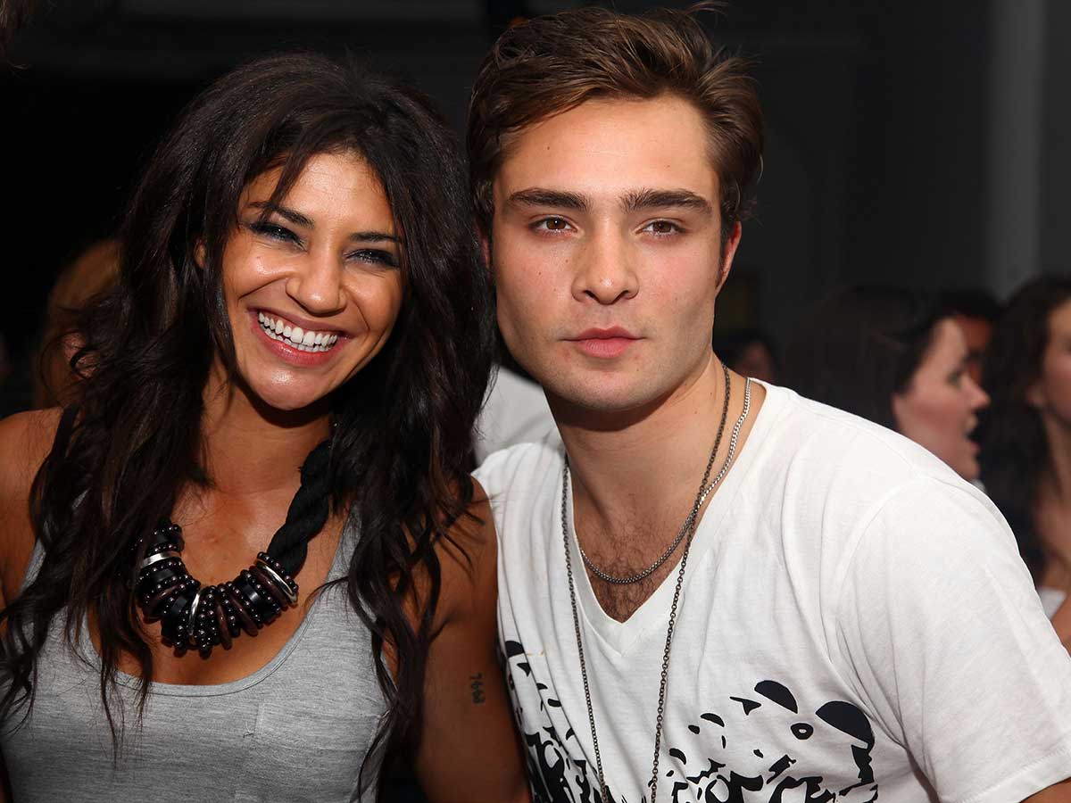 Ed Westwick and Jessica Szohr