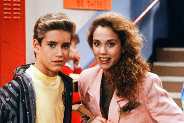 Mark-Paul Gosselaar and Elizabeth Berkley