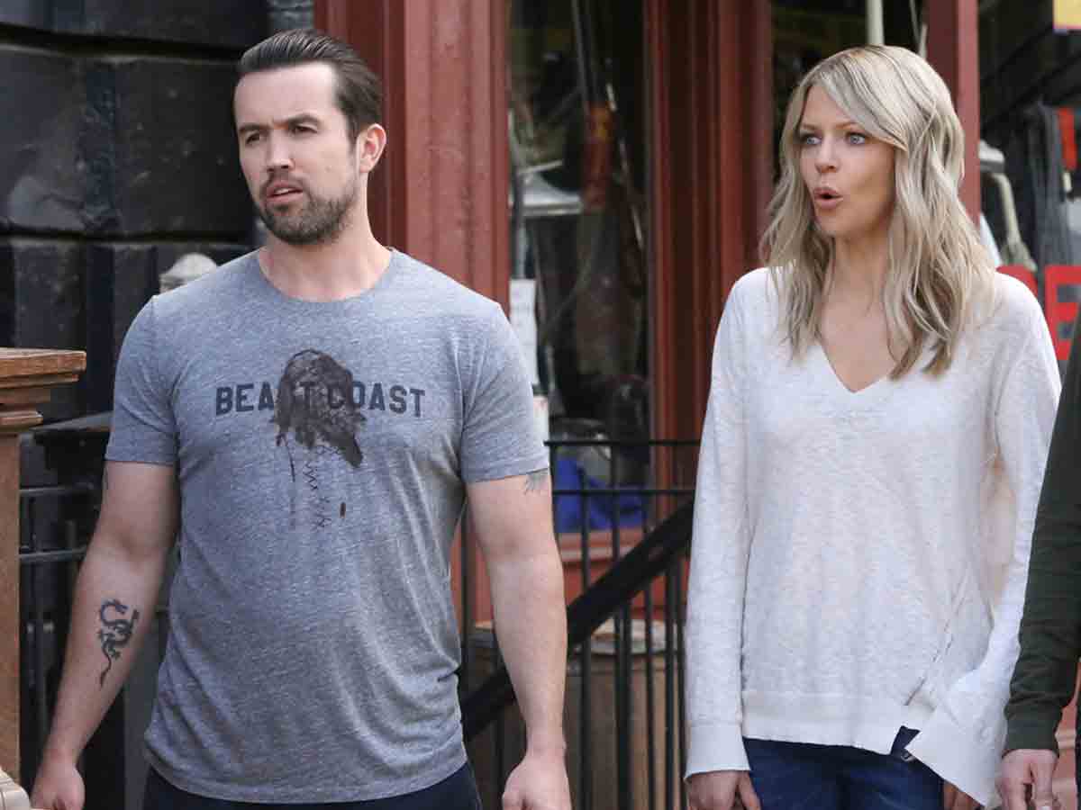 Rob McElhenney and Kaitlin Olson