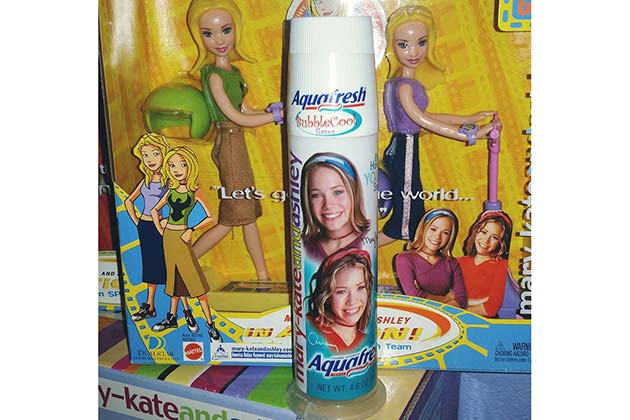 Mary-Kate and Ashley Aquafresh Toothpaste