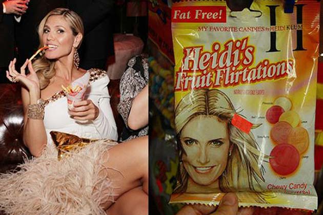 Heidi Klum’s Fruit Flirtations