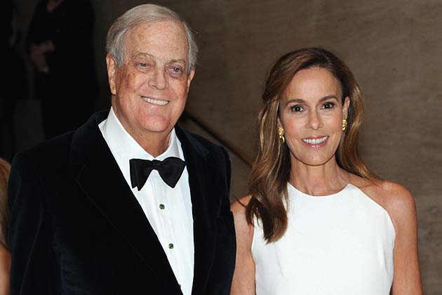 Julia Flesher, Wife of David Koch