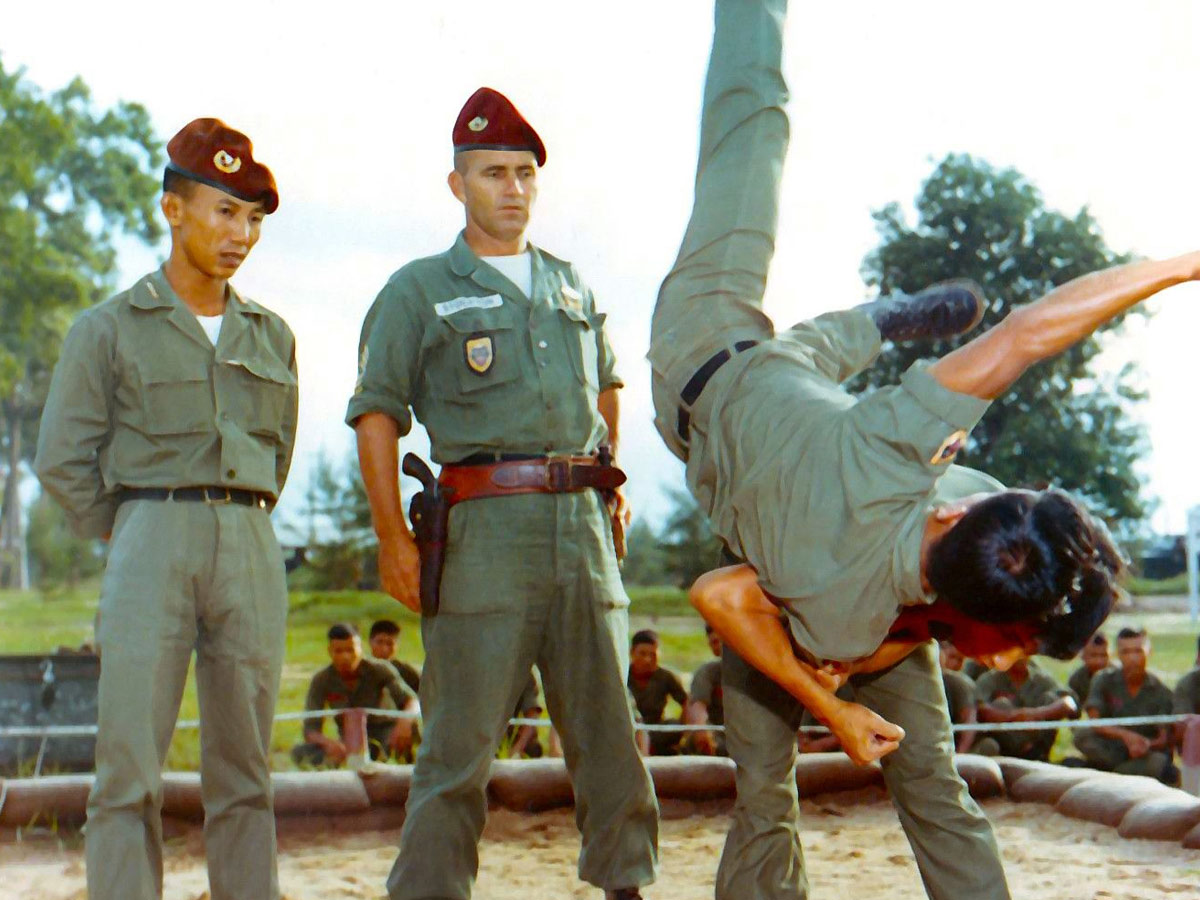 Students at Duc My Ranger Training Center
