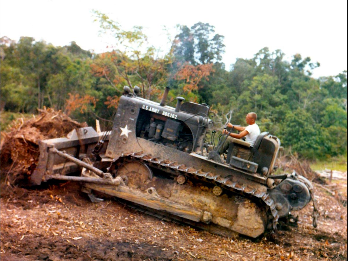 Bulldozer at An Khe