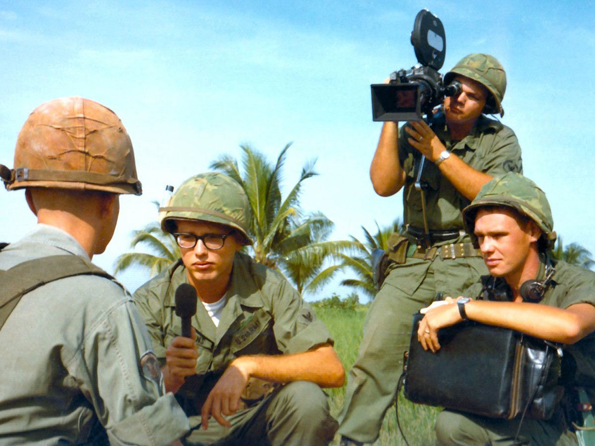Army Photo Crew Interview Soldier