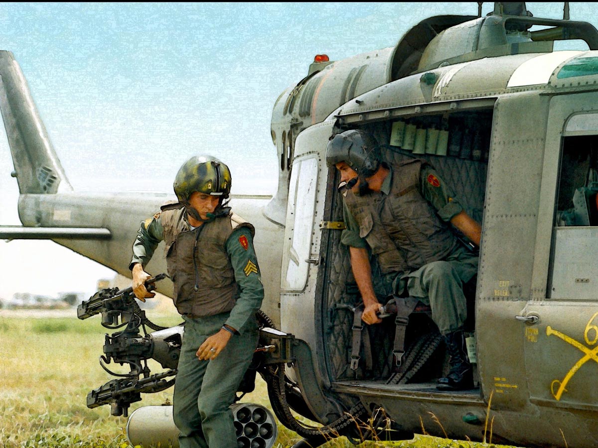 Huey Crew Prepares for Mission