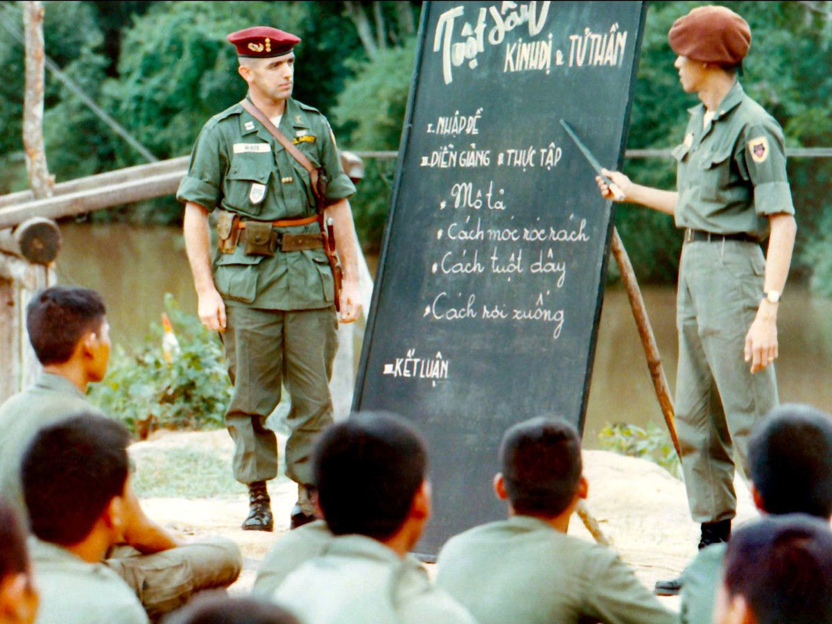 Class at Duc My Ranger Training Center