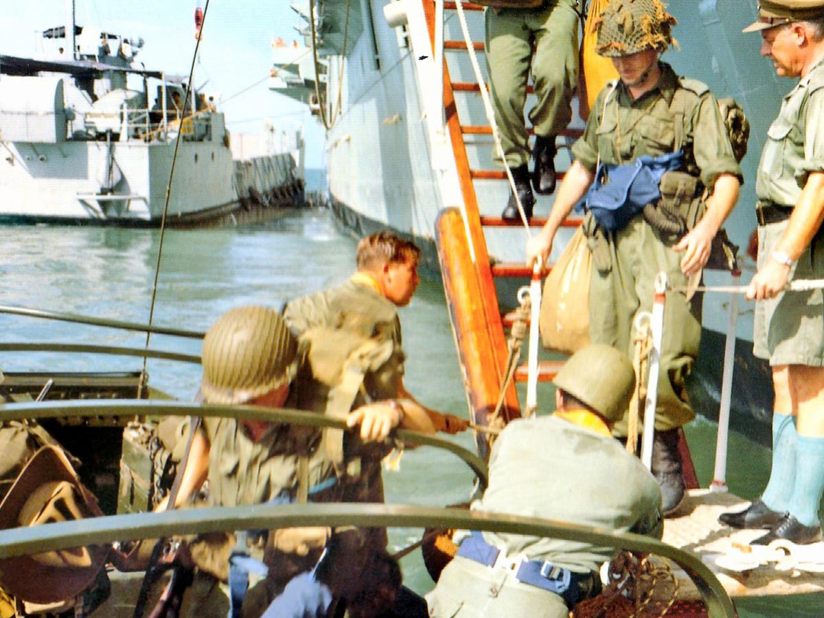1st Royal Australian Regiment Arrive at Vung Tau