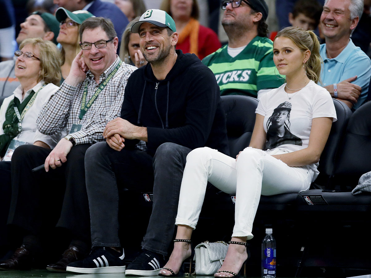 Aaron Rodgers and Mallory Edens