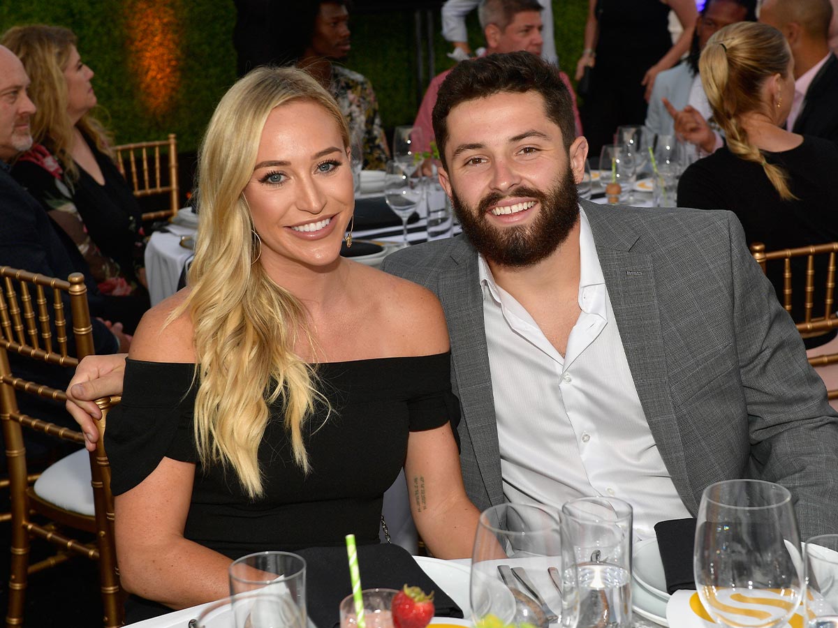 Baker Mayfield and Emily Wilkinson
