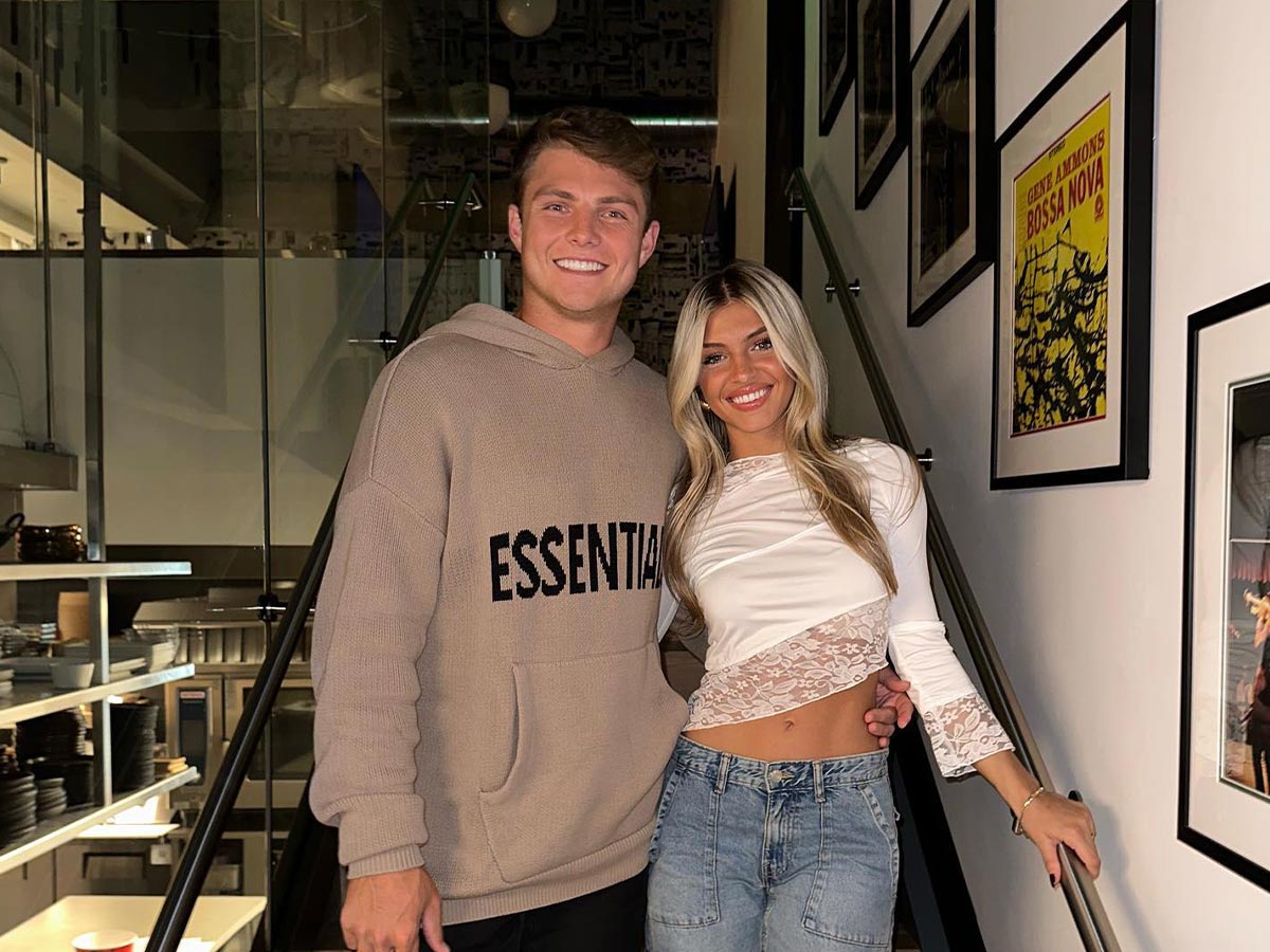 Zach Wilson and Nicolette Dellanno