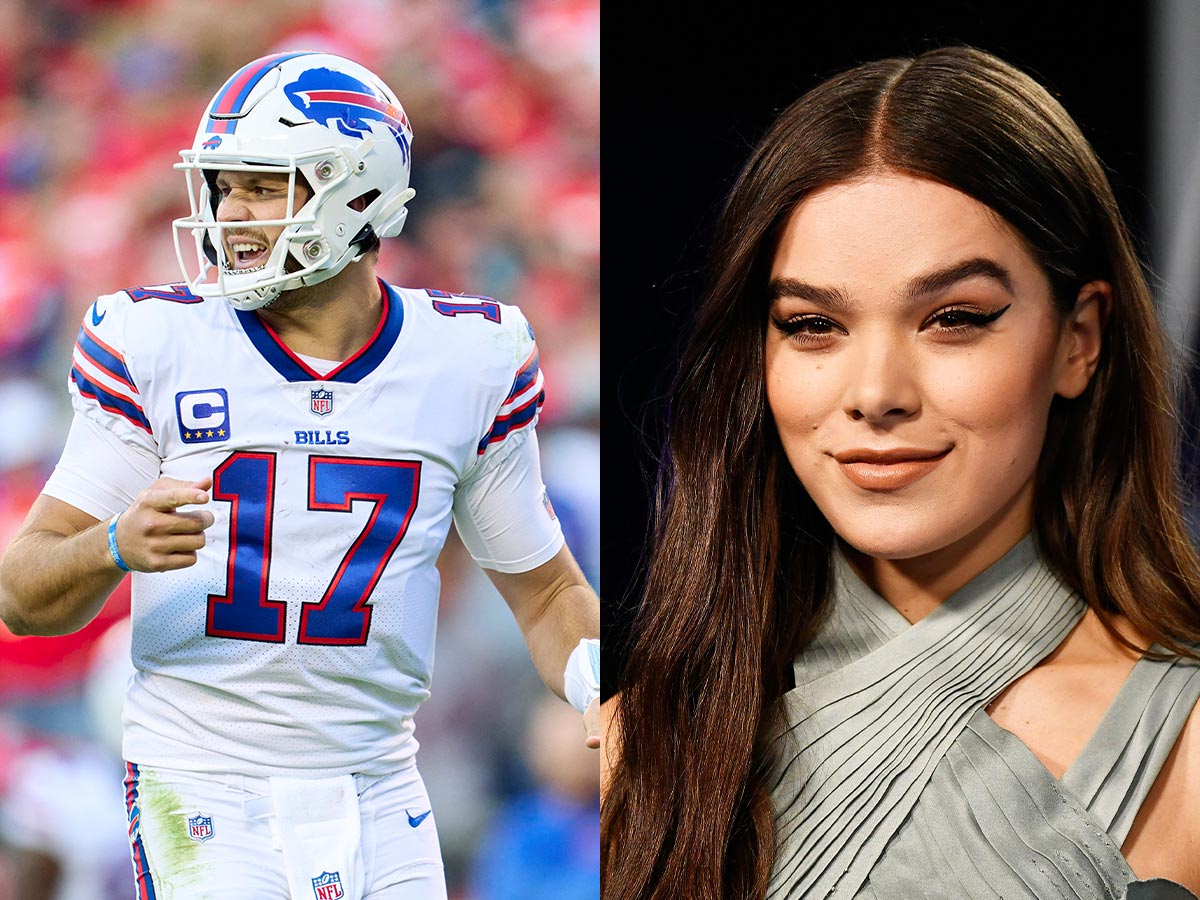 Josh Allen and Hailee Steinfeld