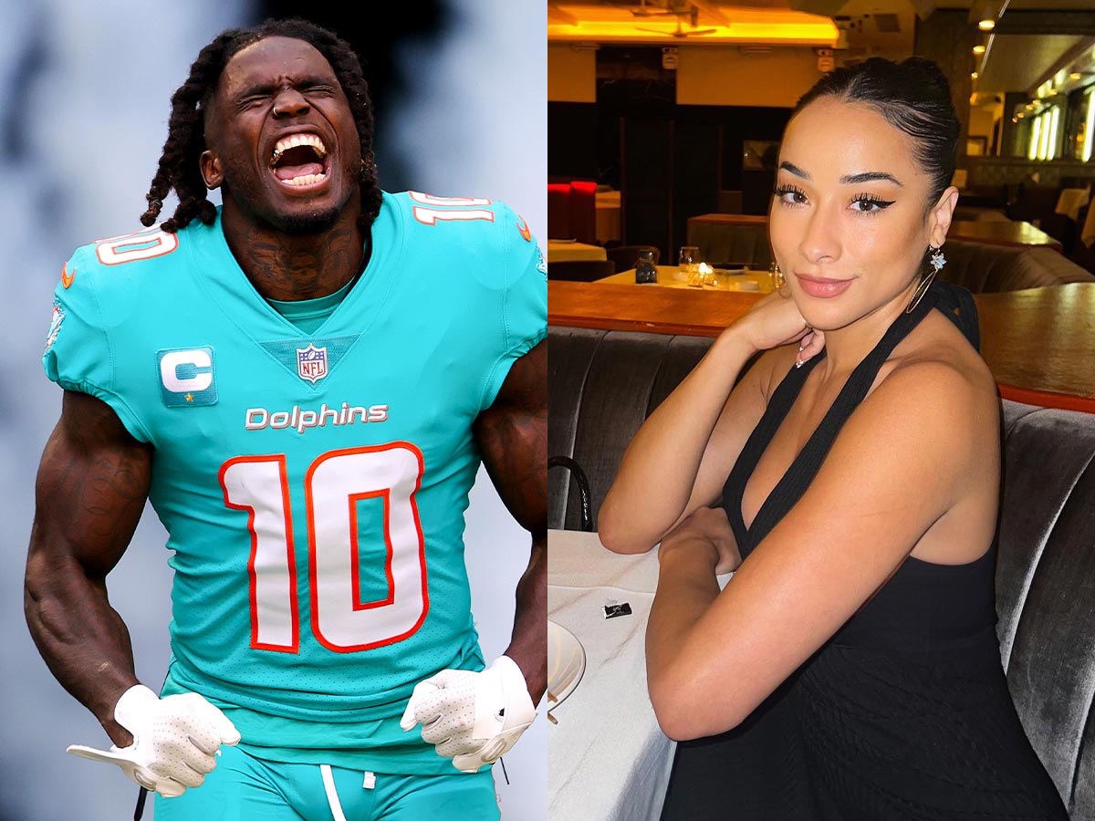 Tyreek Hill and Keeta Vaccaro