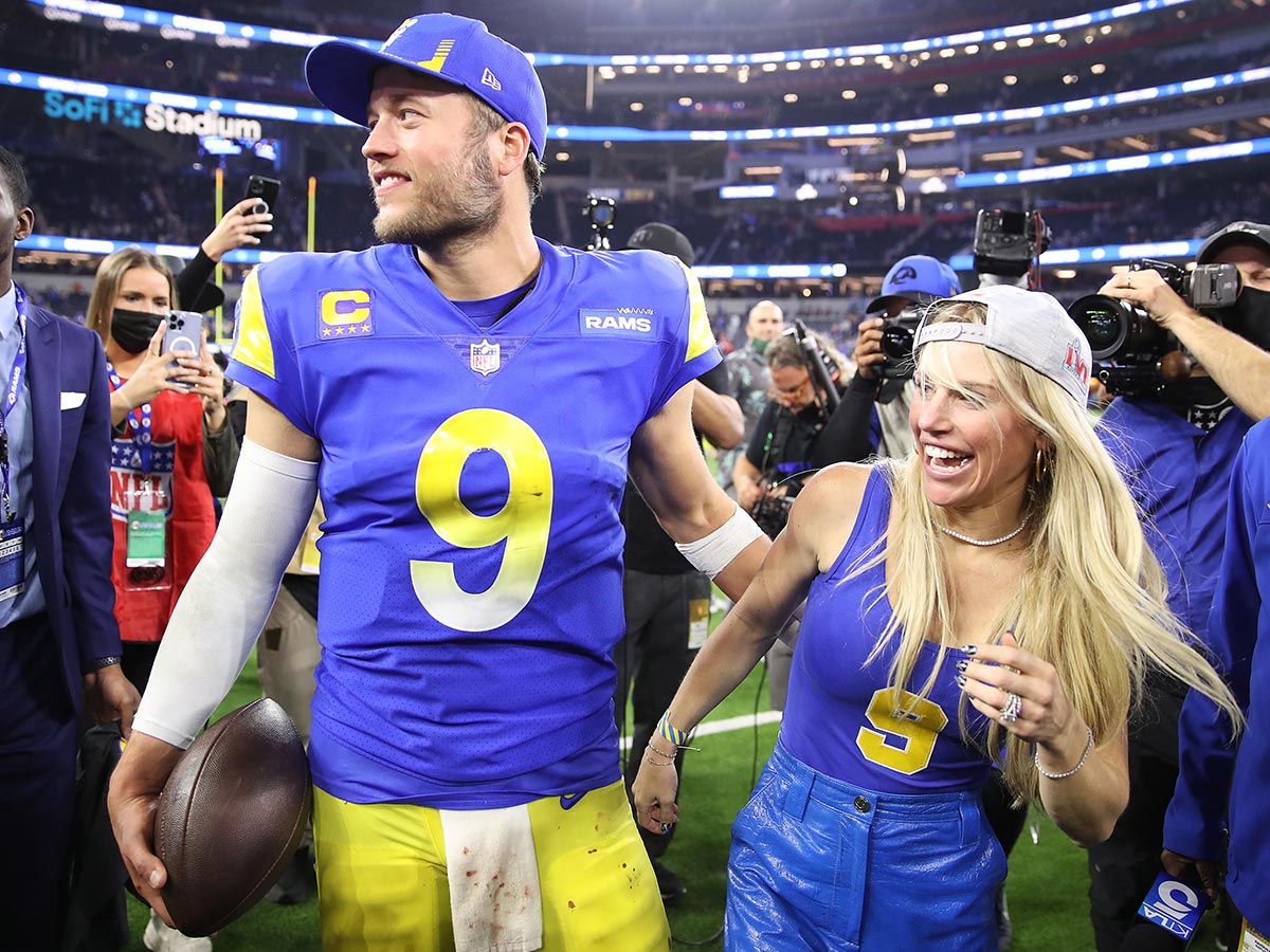 Matthew Stafford and Kelly Stafford