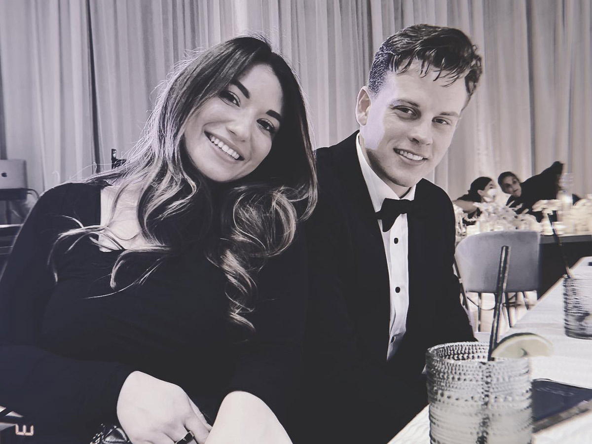 Joe Burrow and Olivia Holzmacher