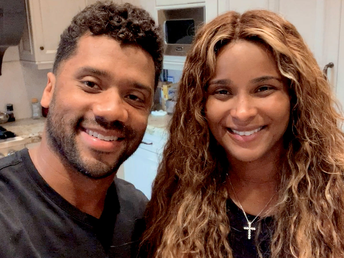 Russell Wilson and Ciara