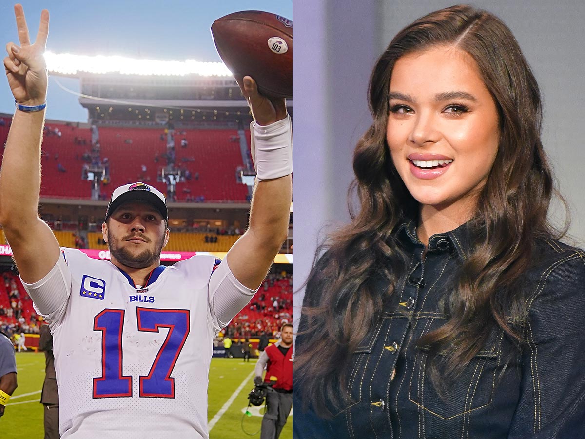 Josh Allen and Hailee Steinfeld