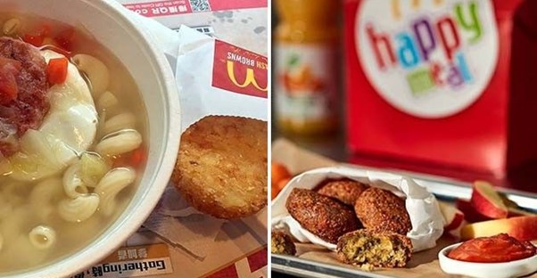 McDonald's breakfasts in South Korea and Egypt