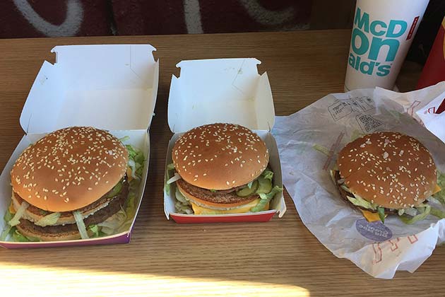 McDonald's Burgers in the U.S.