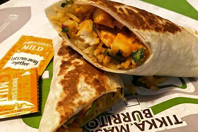 Taco Bell Burritos in India
