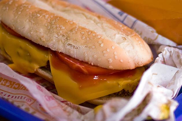 Burger King Burgers in Europe and Asia