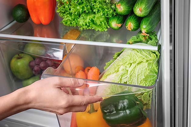 Fruit & Veggie Bin is Clean