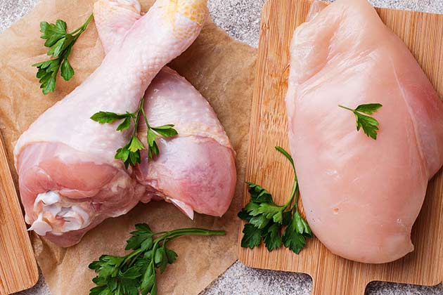 Rinse Raw Chicken