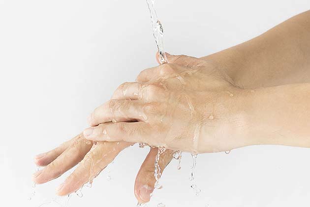 Rinsing Your Hands Is Fine