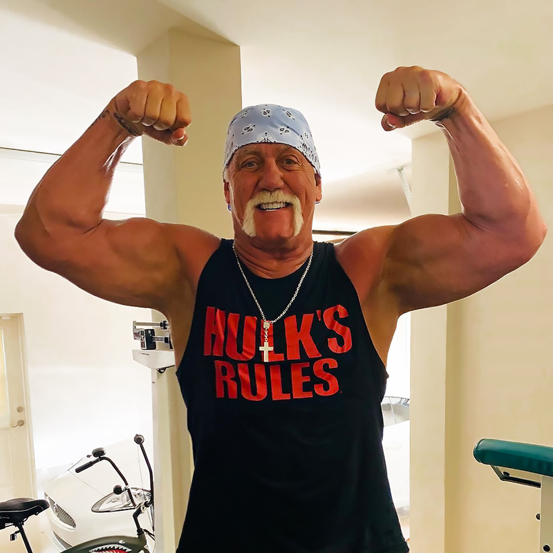 Now: Hulk Hogan
