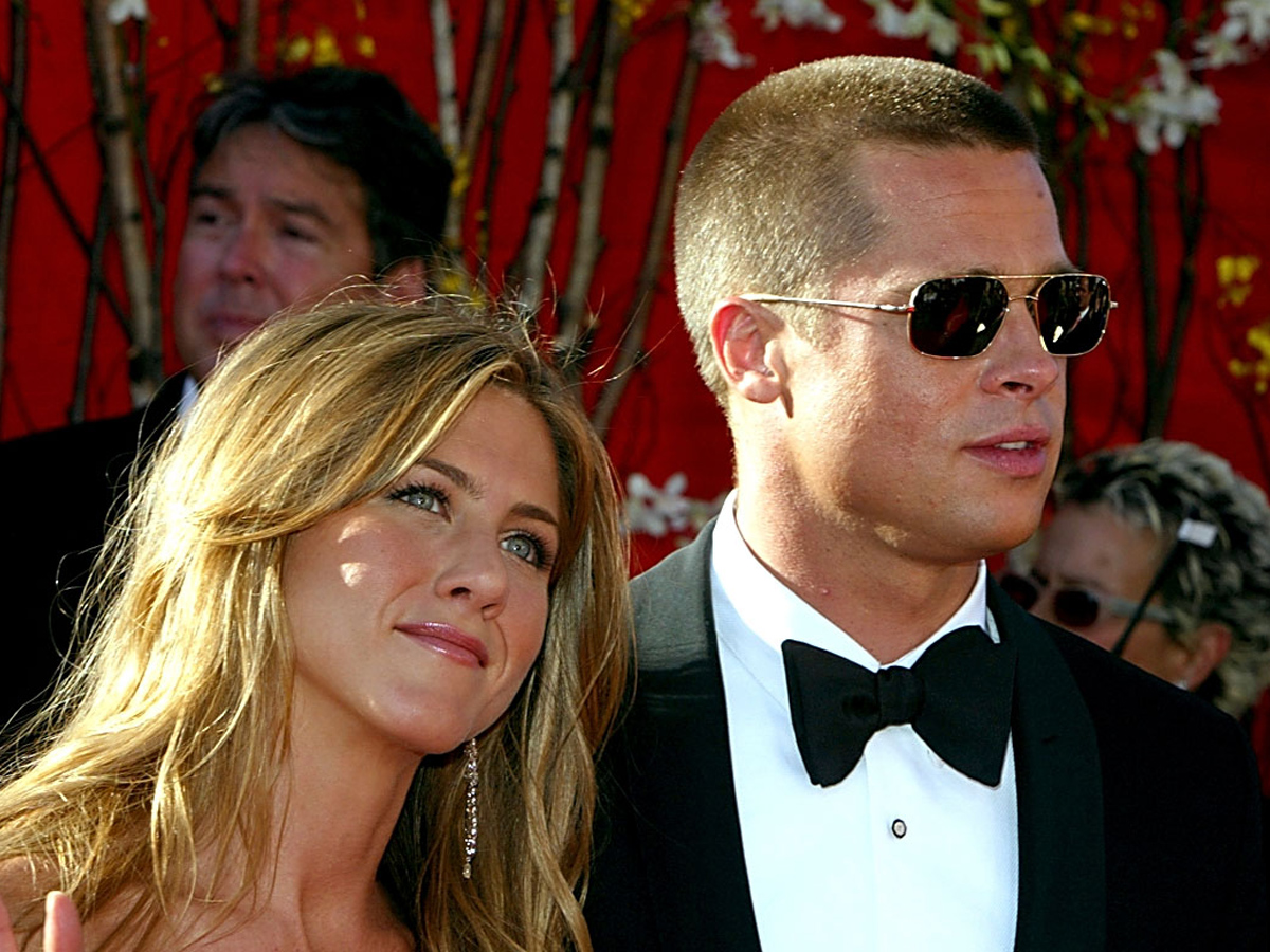 Jennifer Aniston and Brad Pitt