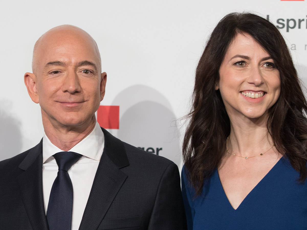 Mackenzie and Jeff Bezos