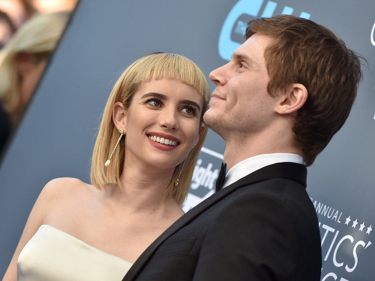 Emma Roberts and Evan Peters