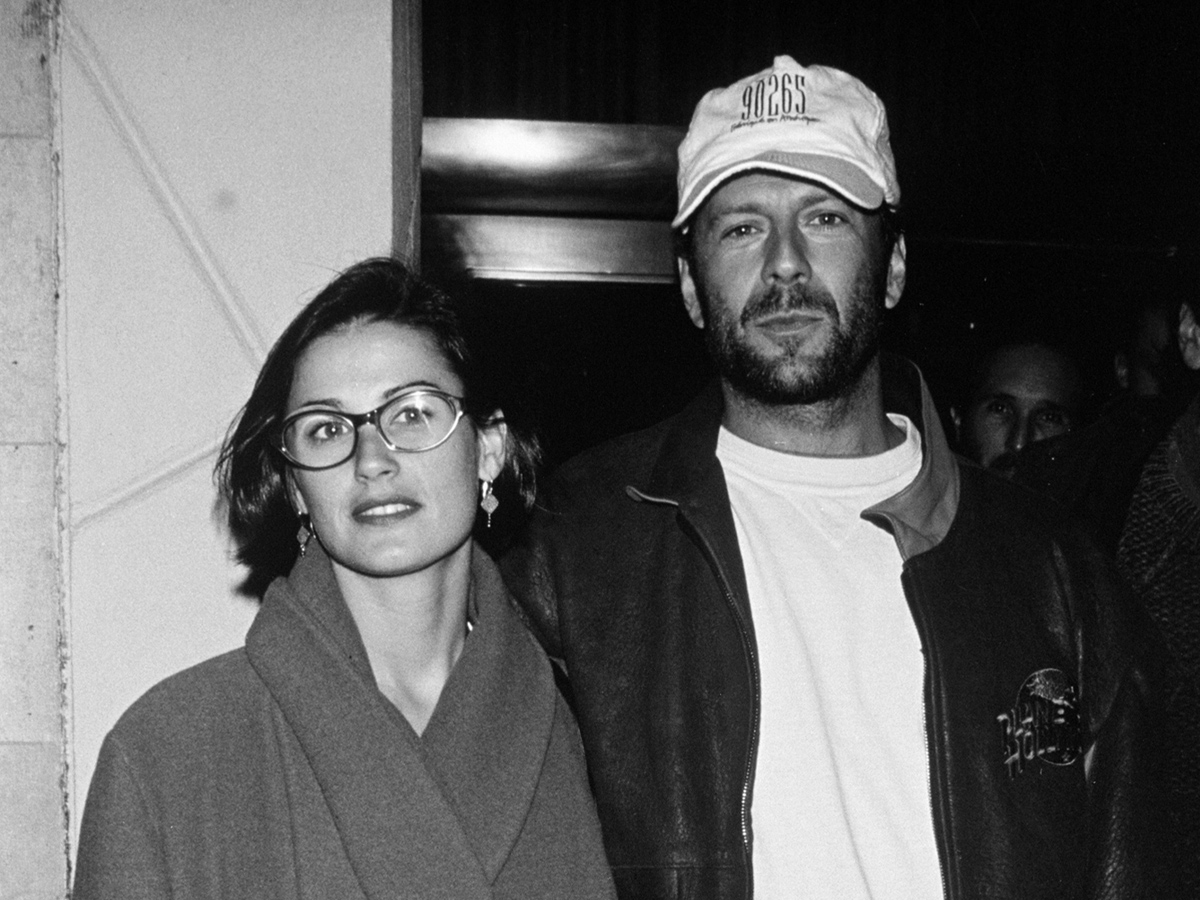 Bruce Willis and Demi Moore