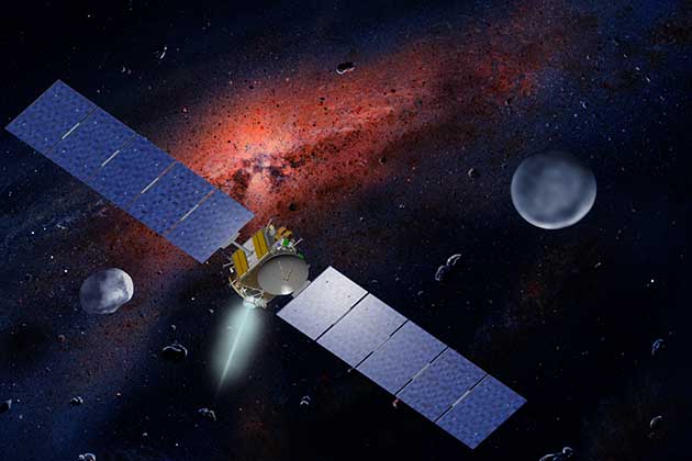 It's Dangerous to Fly Through an Asteroid Belt