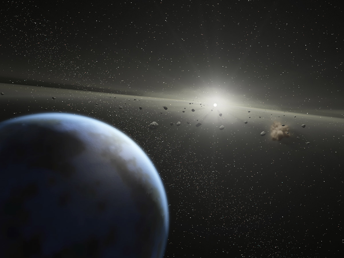 It's Dangerous to Fly Through an Asteroid Belt