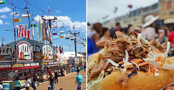fair food at different cities