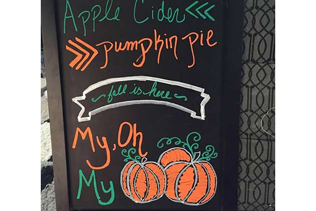 DIY a Chalkboard Sign