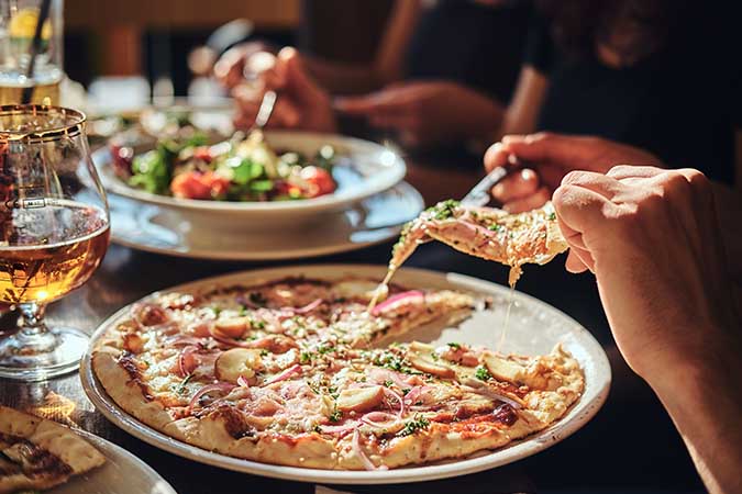 Metallic Pizza