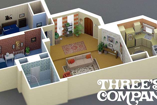 The characters rented their apartment for only $300 per month.