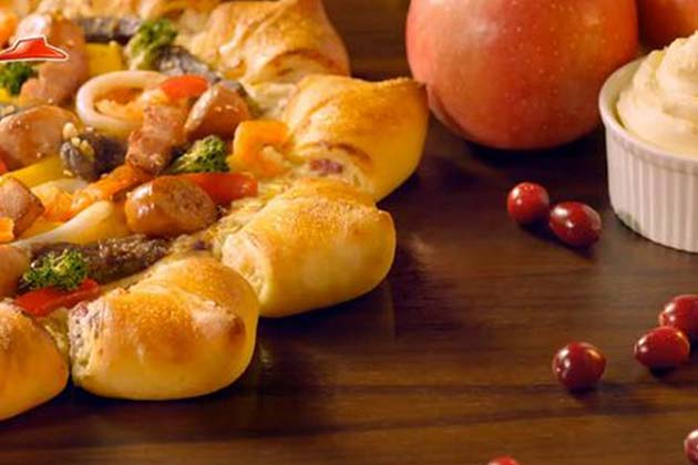Surf and Turf Dessert-Stuffed Crust Pizza (Pizza Hut)