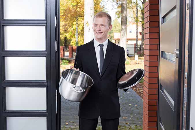 Door-to-Door Salesperson