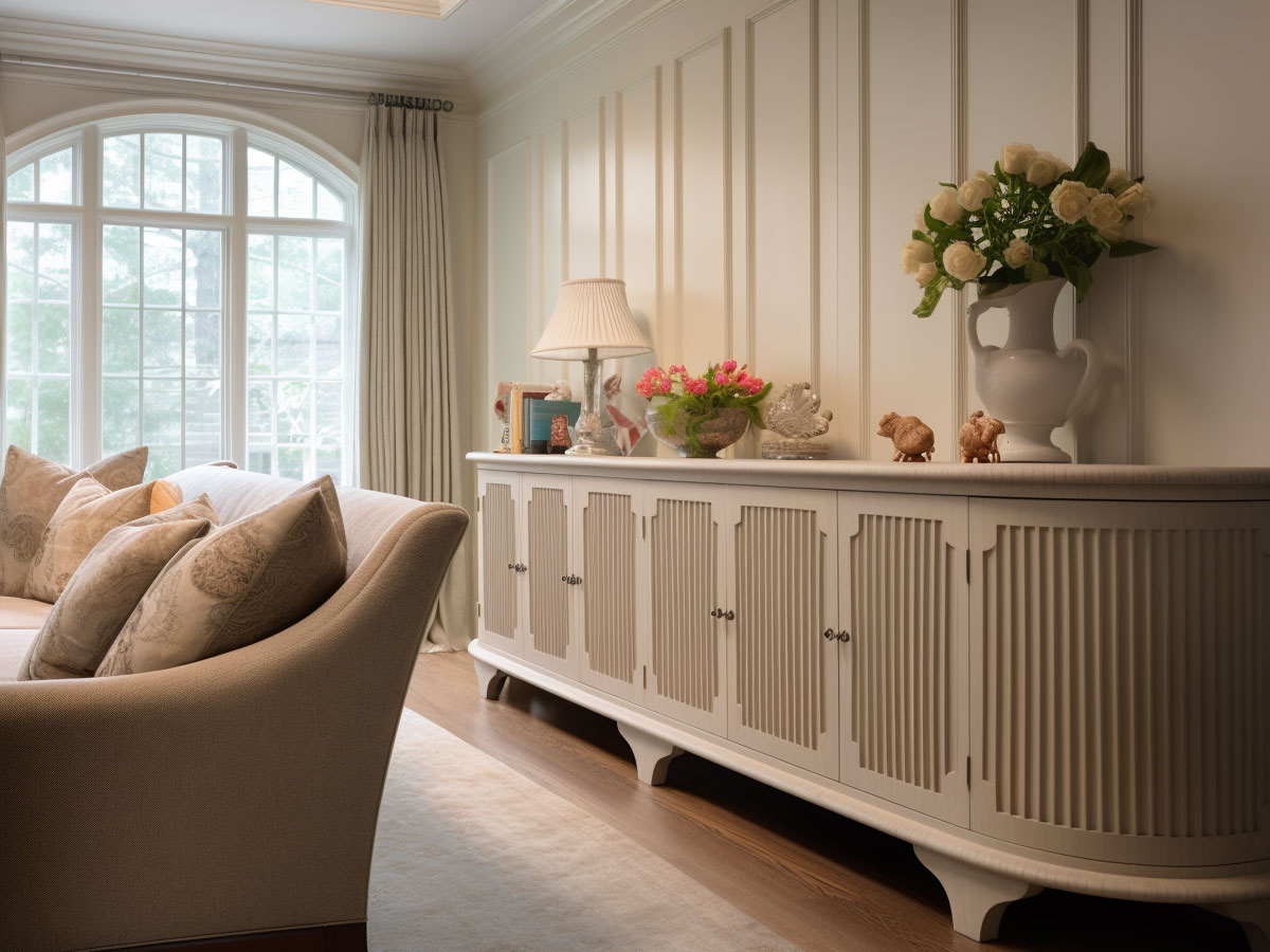 Fluted Cabinets