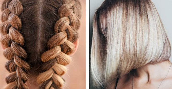 double dutch braids and angular bobs