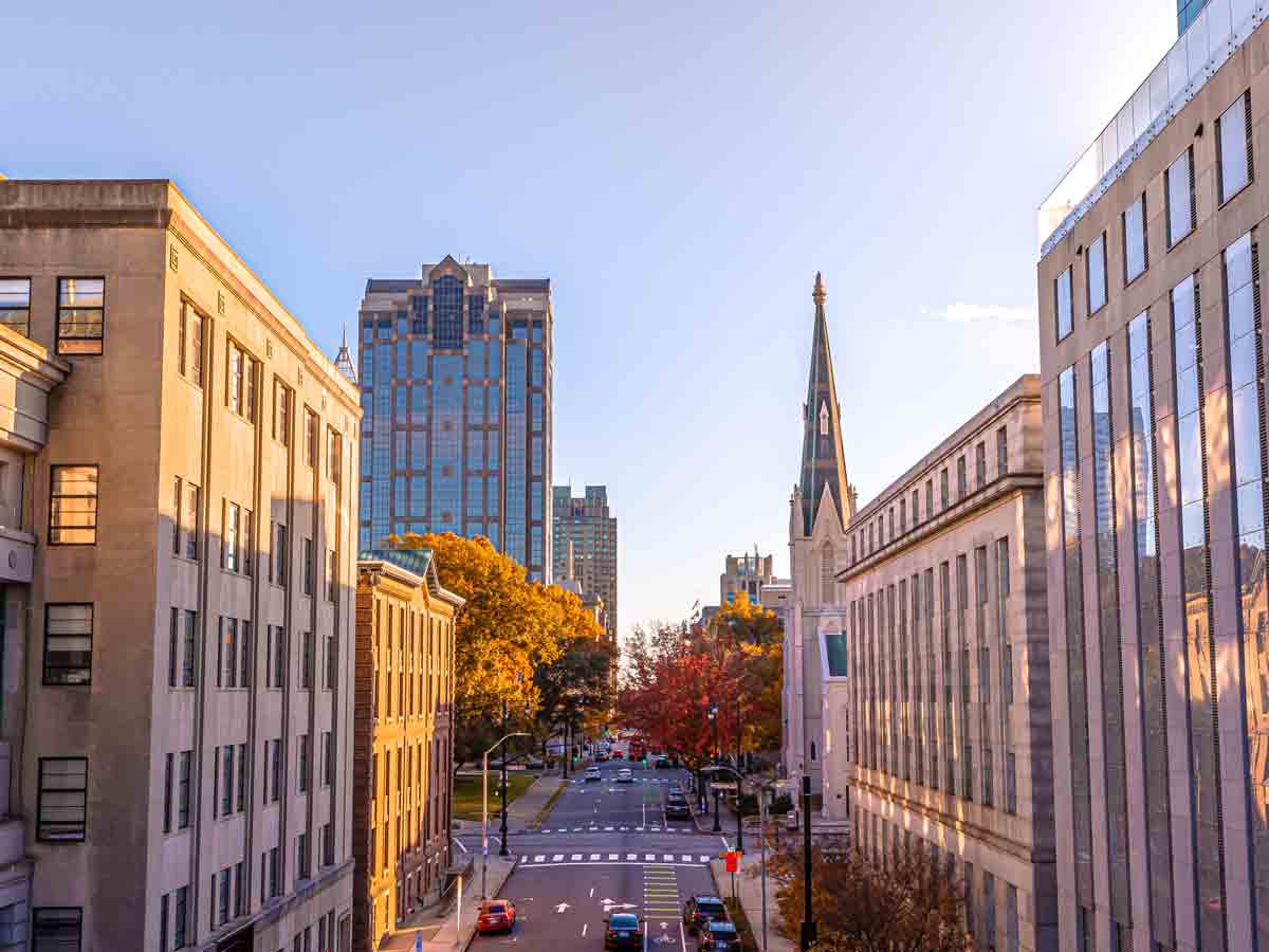 Most: Raleigh, North Carolina