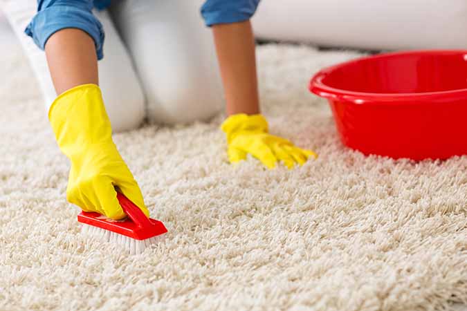 Scrubbing Carpets