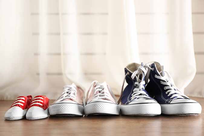 Wearing Shoes in the House