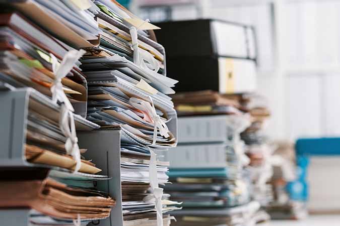 Allowing Paper to Stack Up and Accumulate