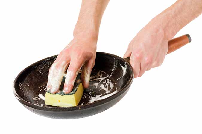 Soaping Up Cast Iron
