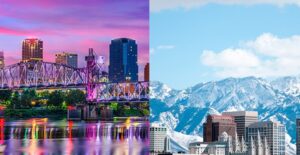 scenery for little rock and oregon