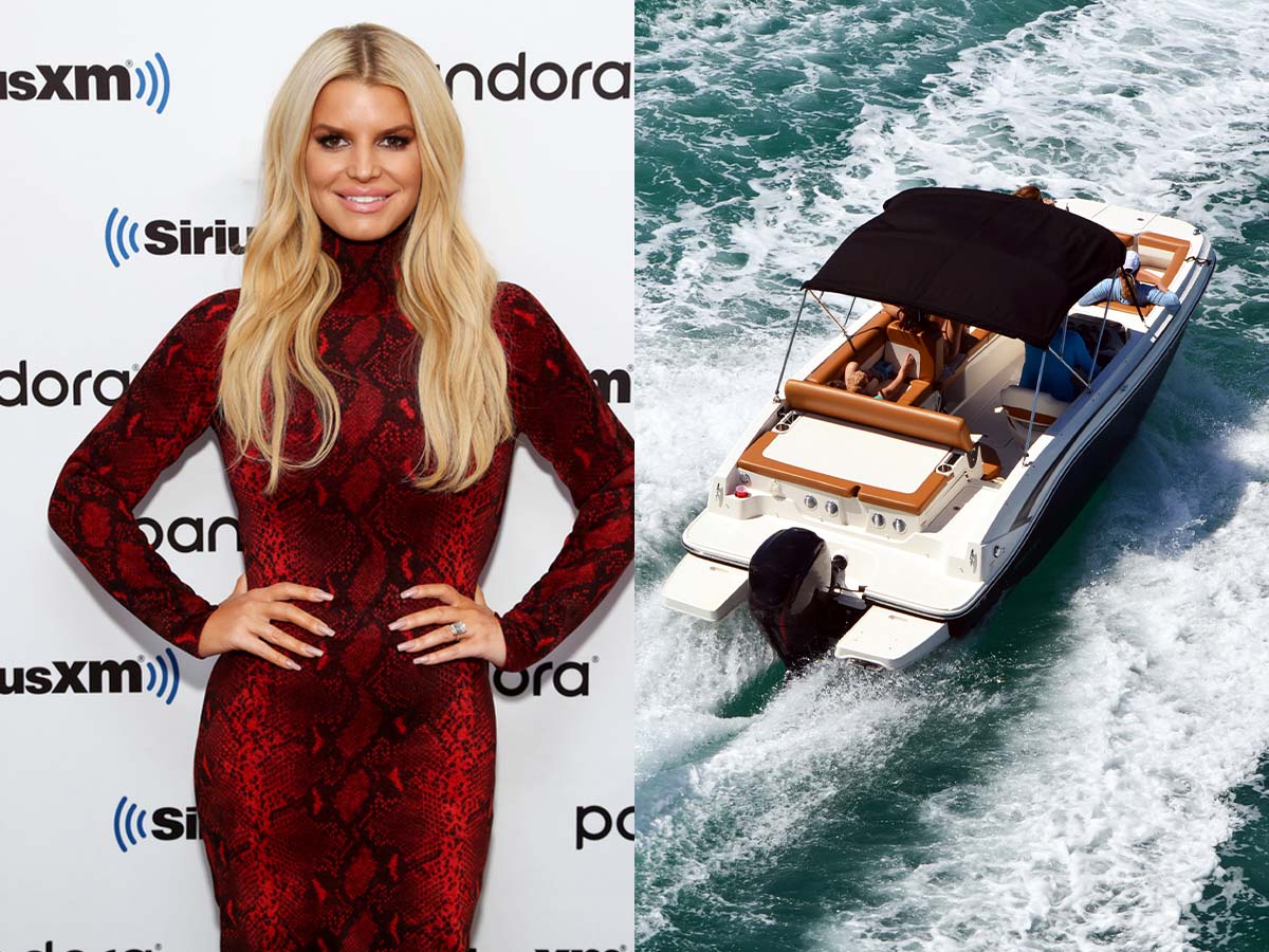 Jessica Simpson (A $100,000 Boat)